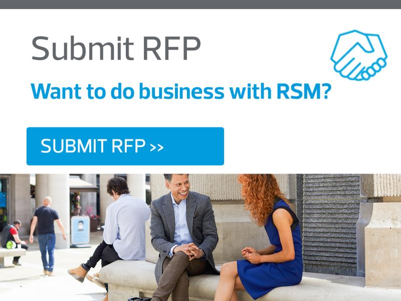Image of a 'Submit RFP' button, representing the option to submit a Request for Proposal for services.